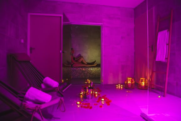 Ambiance apaisante dans les sauna et hammam
