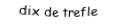 Je suis une carte à jouer. Je viens directement avant le valet, je suis noir mais pas de pique.