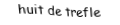 Je suis une carte à jouer. Je suis entre le sept et le neuf, je suis noir mais pas de pique.